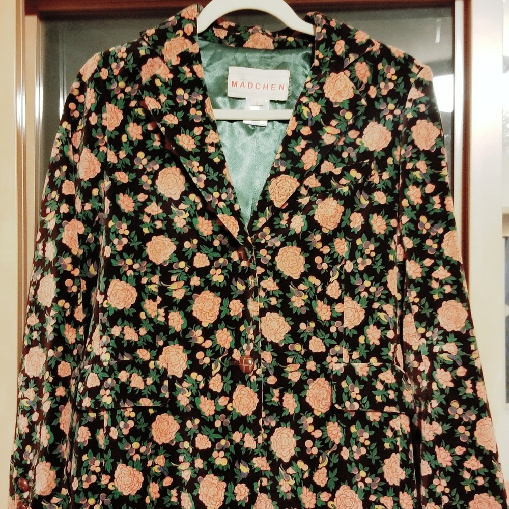 Anthropolgie Floral Blazer Size S
